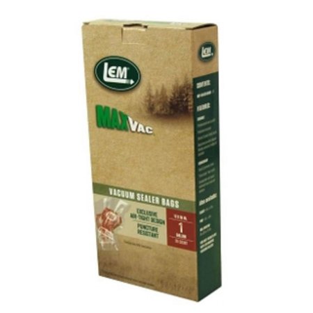 LEM PRODUCTS LEM MaxVac Clear Vacuum Sealer Bag 1390